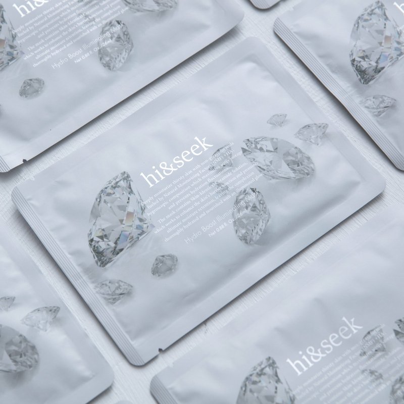 【即期良品买一送一!!肌活修复】hi&seek 钻采焕亮蚕丝面膜 5片入 - 面膜/冻膜 - 其他材质 