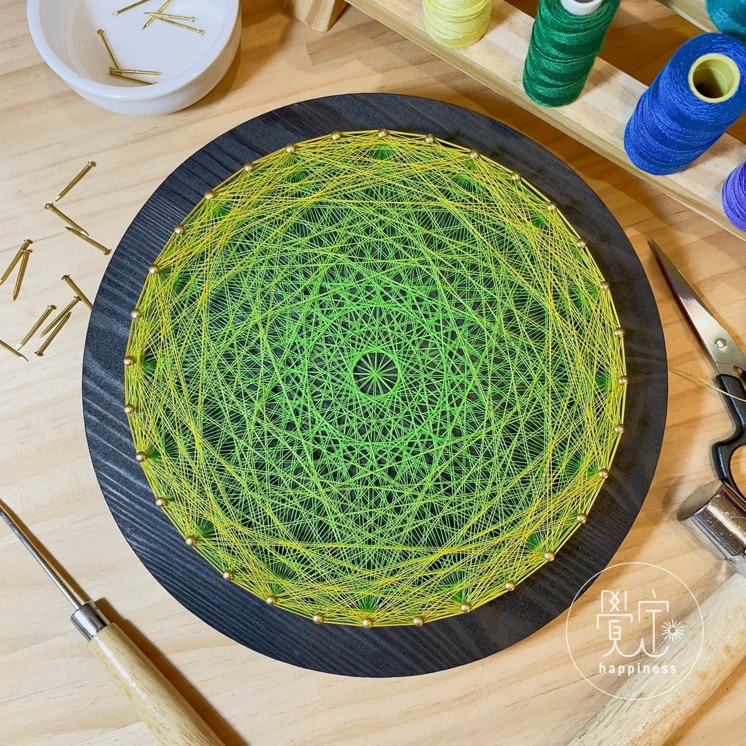 Stringart 艺术作品 - 摆饰 - 其他材质 多色