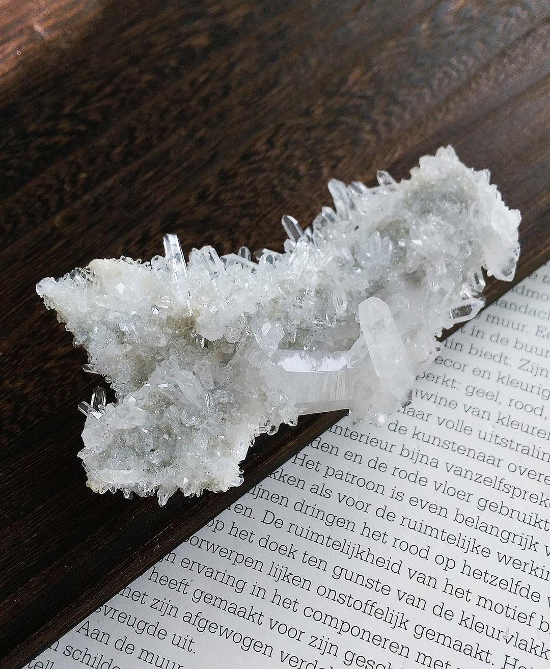 Crystal 四川产地 不规则晶簇 白水晶晶簇 天然矿石 原矿 - 摆饰 - 其他材质 