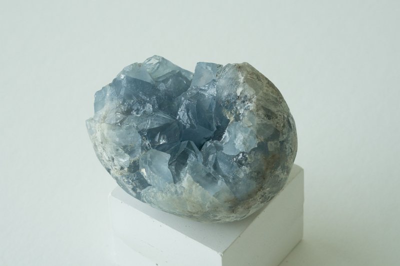 天然扩香  天空之石 #23 矿石香氛系列 - 香薰/精油/线香 - 水晶 蓝色