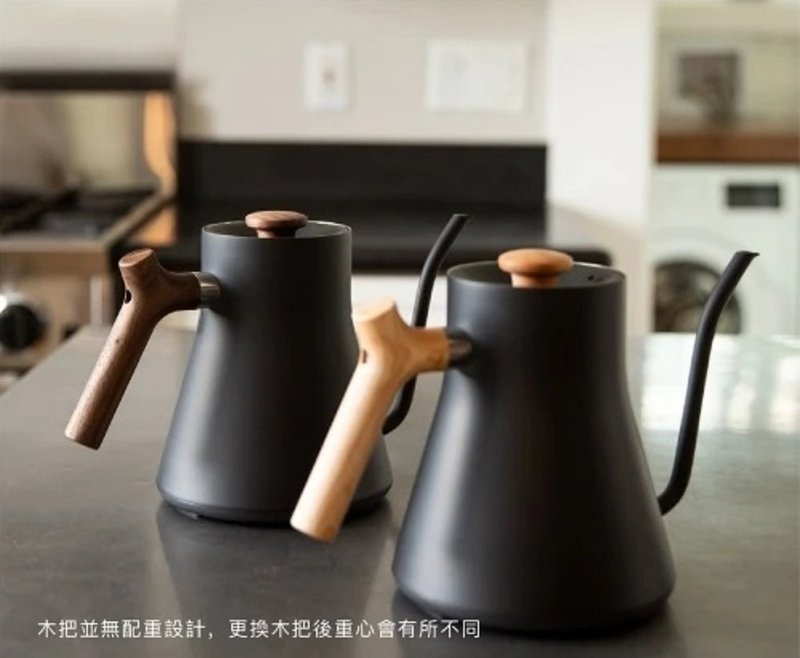 【FELLOW】STAGG EKG 电子温控手冲壶－哑光黑+实木柄组 - 厨房用具 - 其他金属 黑色