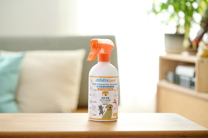 ASFAWoof 多功能宠物护理喷雾 经济装【465ml】 - 清洁/美容 - 塑料 橘色