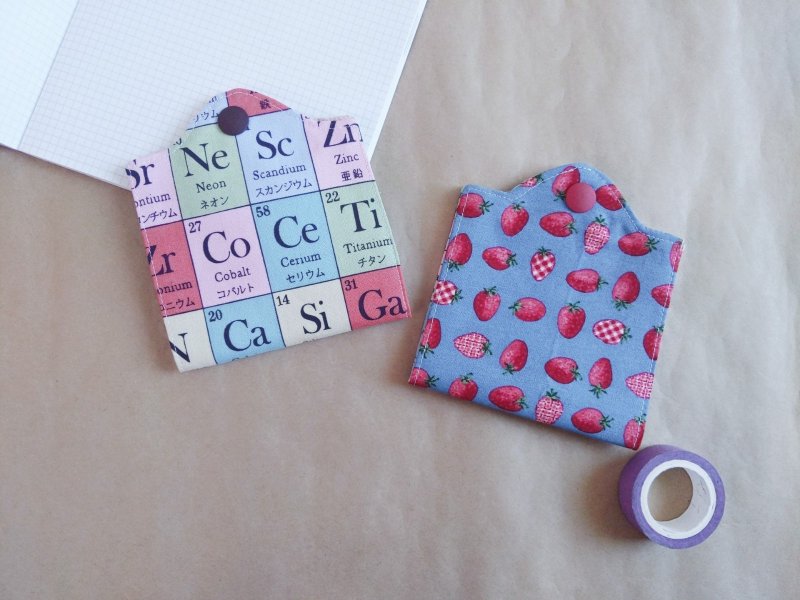 拼布缤纷口罩夹/口罩/口罩收纳 - 口罩 - 棉．麻 粉红色