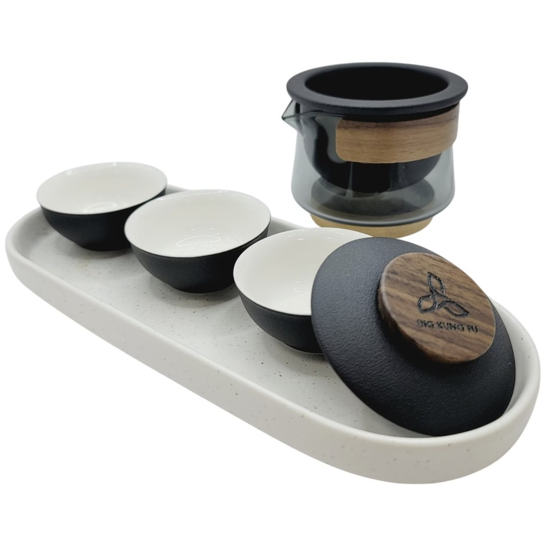 墨客便携茶具组 - 夜墨黑 - 茶具/茶杯 - 陶 黑色