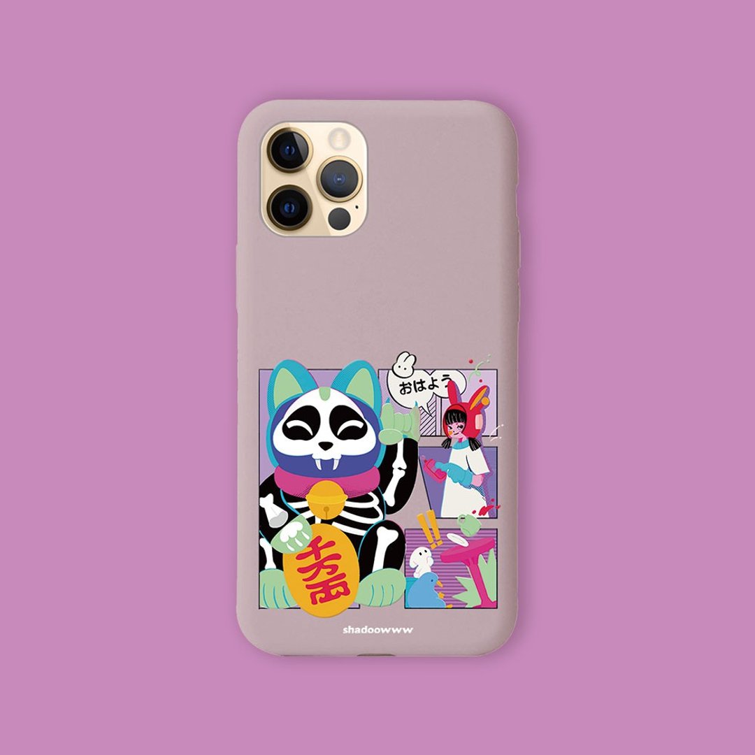 联名 Shadoowww Lucky Cat 防摔手机壳 SHAA02 - 手机壳/手机套 - 硅胶 多色