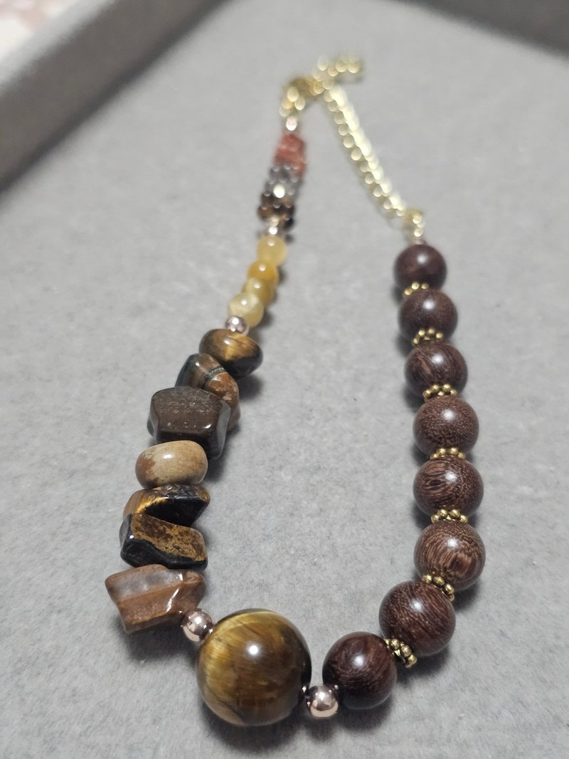 琥光流转・手工串珠手链 - 手链/手环 - 半宝石 