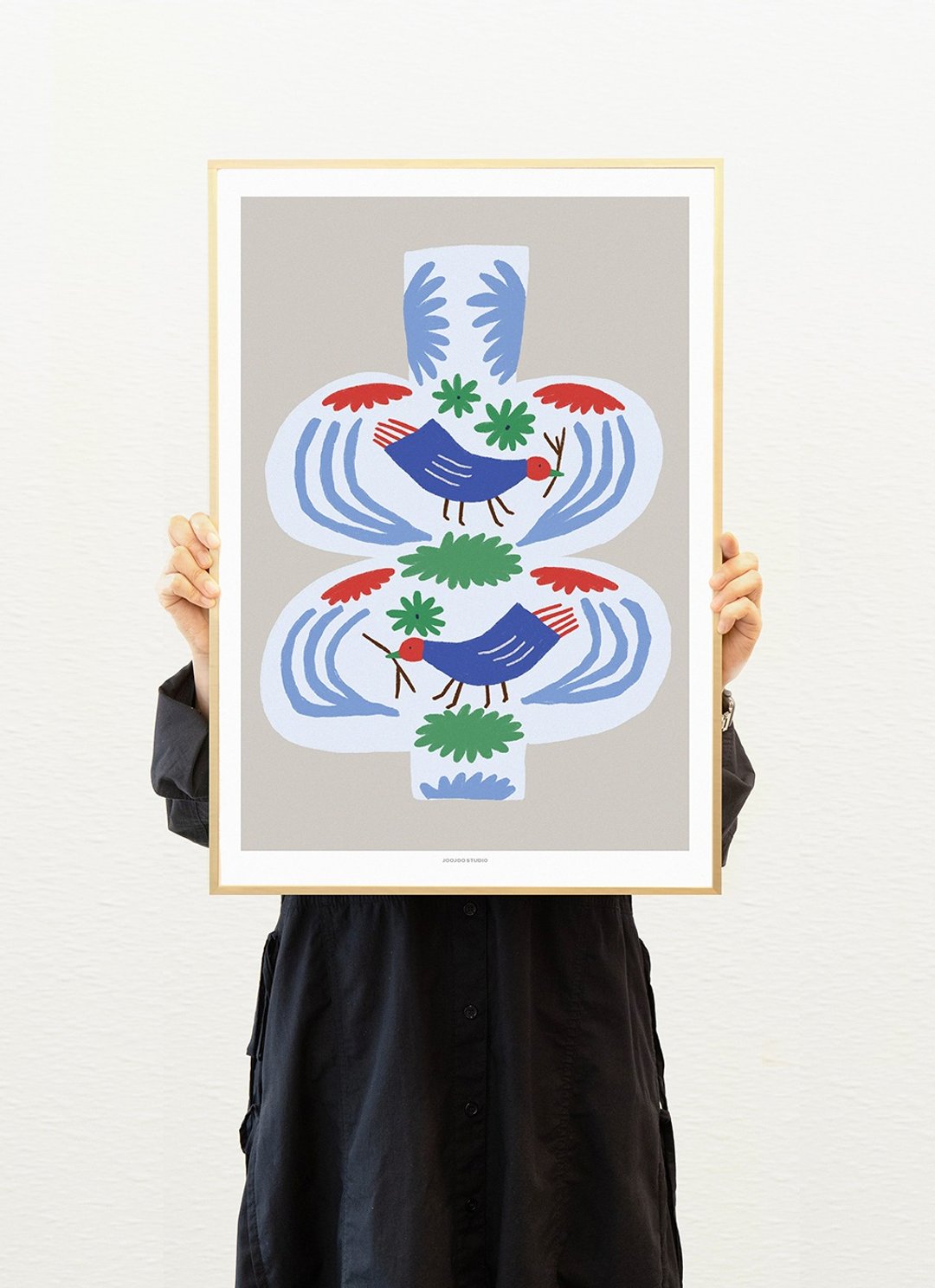 花瓶海报 (A3/A4) - 海报/装饰画/版画 - 纸 蓝色