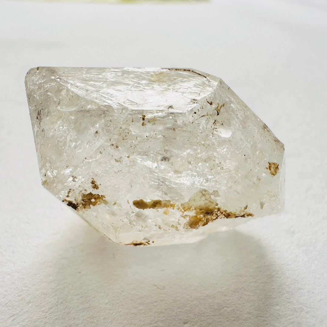 巴基斯坦黄泥骸骨水晶 银18开窗骨干水晶 原石原矿标 磁场脉轮 - 摆饰 - 其他材质 金色