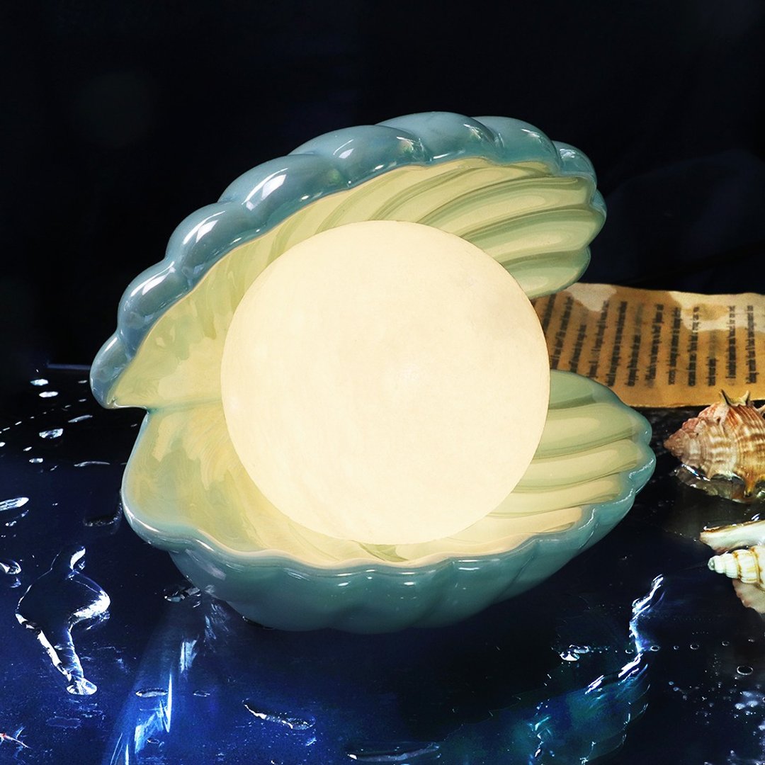 月神眼泪(蓝) 盐灯 // 疗愈心灵 净化磁场 - 灯具/灯饰 - 瓷 蓝色