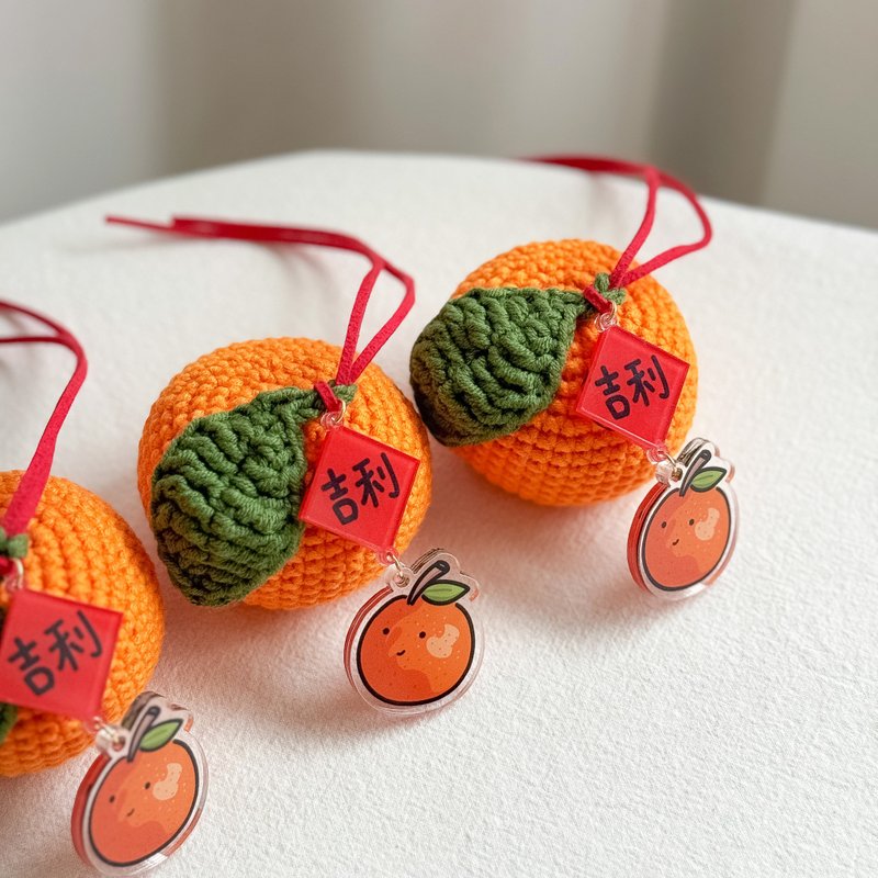 大吉大利手作针织mix手绘吊牌挂饰 - 摆饰 - 其他材质 