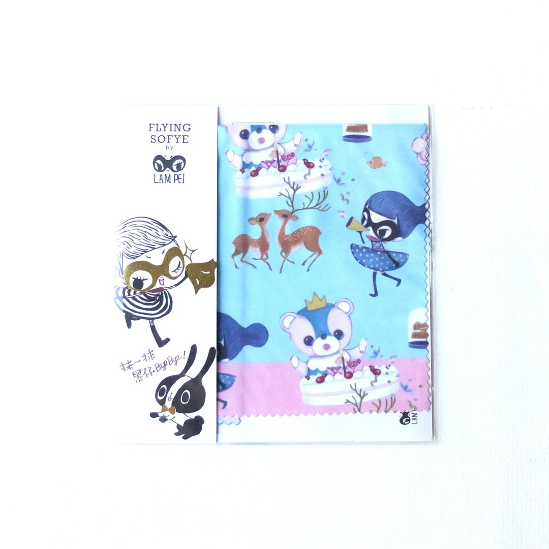眼镜布 拭镜布。Flying Sofye 苏飞可爱插画 - 眼镜/眼镜框 - 其他材质 多色