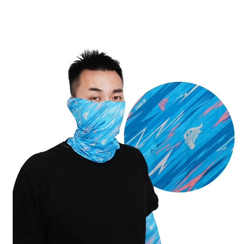 Mega coouv 超人力霸王联名款 高尔夫魔术头巾 杰洛款 凉感头巾 - 运动配件 - 尼龙 蓝色