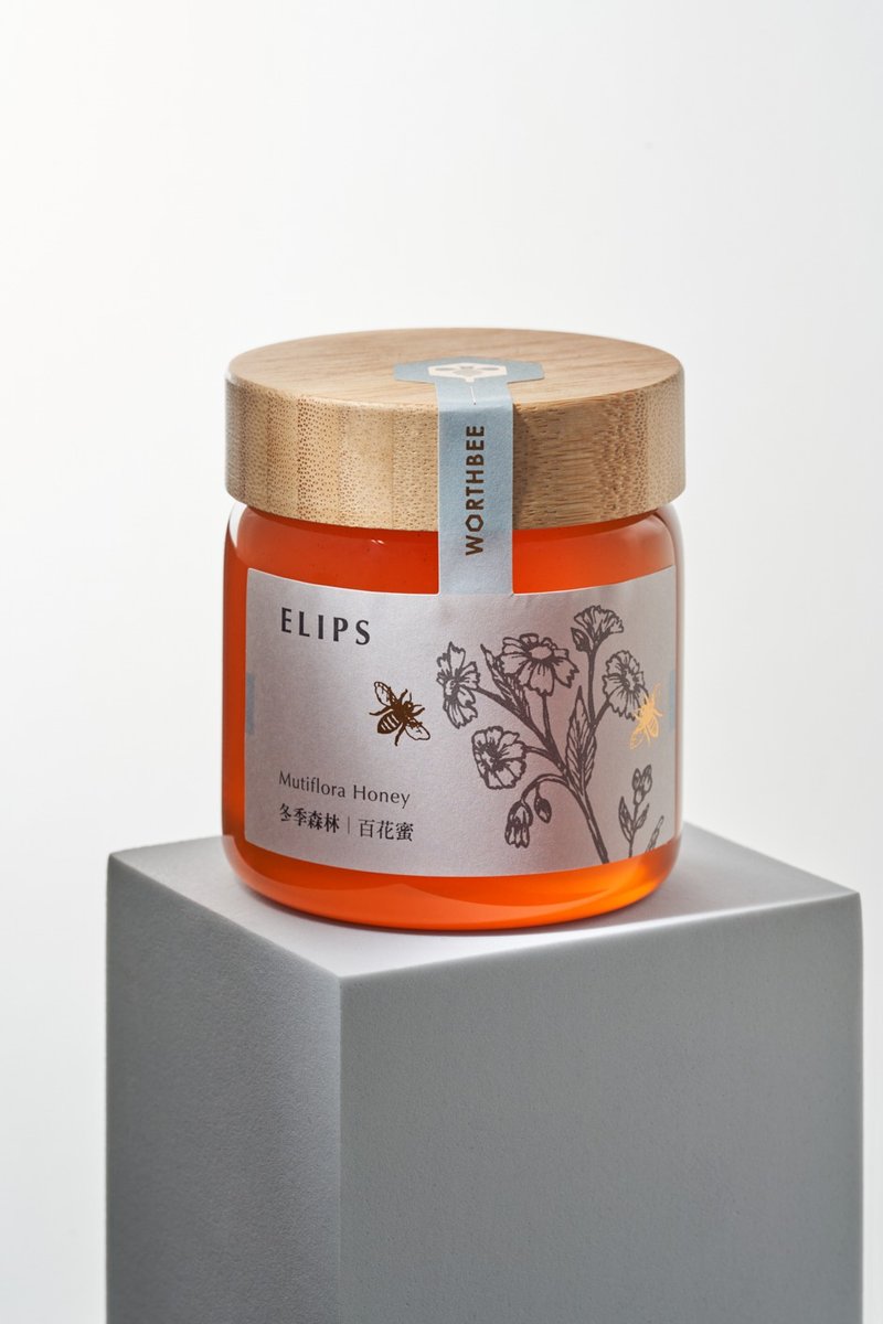 冬季森林 Elips  百花蜜 - 蜂蜜/黑糖 - 玻璃 金色