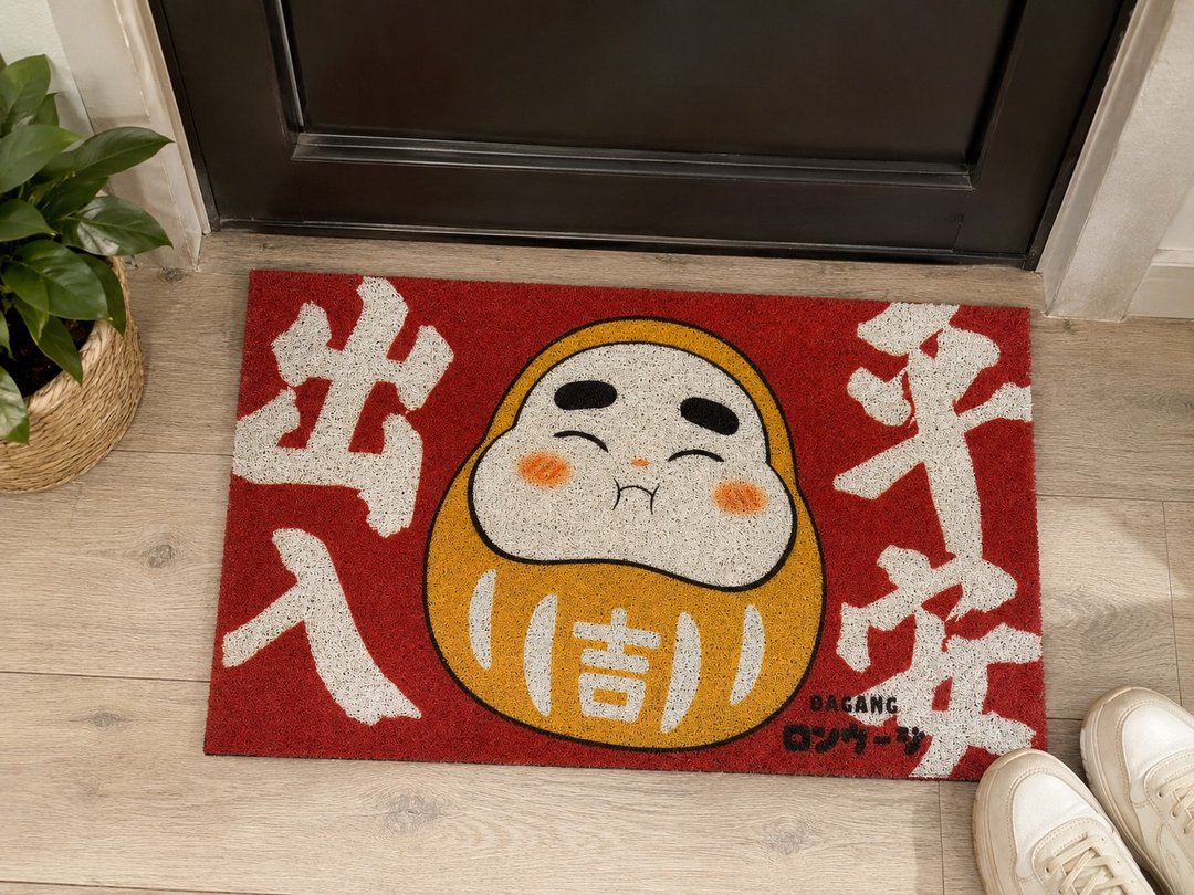【达冈隆探吉】可爱造型刮土地垫 玄关清洁小帮手 - 地垫/地毯 - 其他材质 