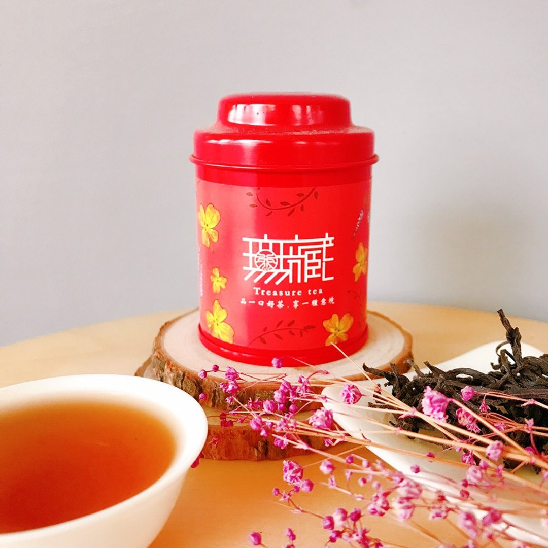 【台湾红茶】台茶21号 日月潭红韵红茶_3入三角茶包小罐装 - 茶 - 新鲜食材 红色