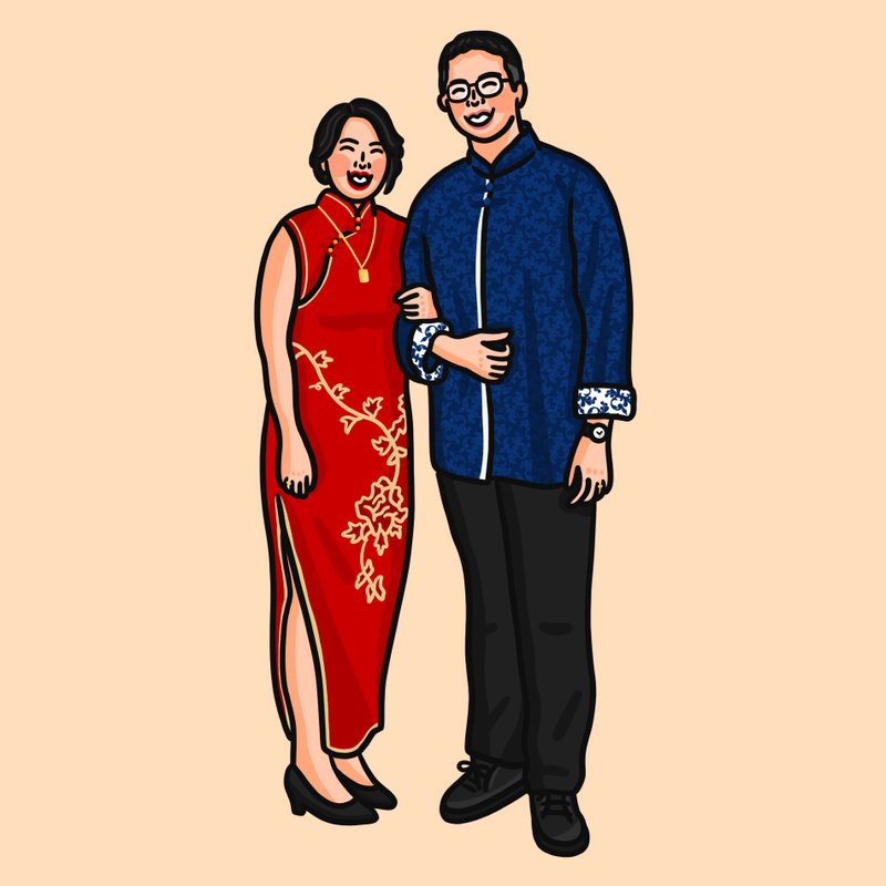 婚纱似颜绘 | 婚礼小物 | 情人节礼物| 结婚纪念日| 全家福| 人像 - 订制画像 - 其他材质 
