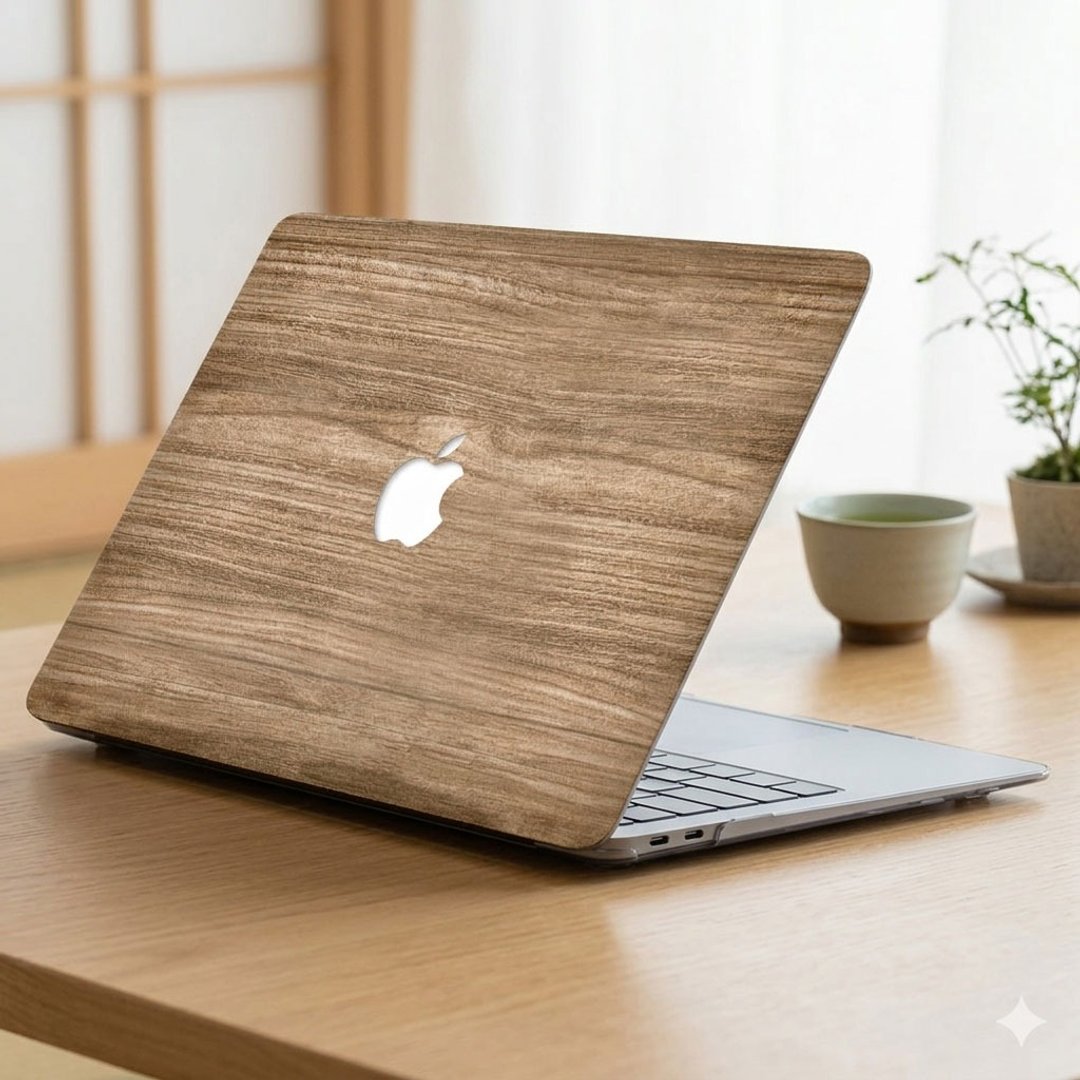 浅色木纹 MacBook 超轻薄防刮保护壳 PS008 - 平板/电脑保护壳 - 塑料 卡其色