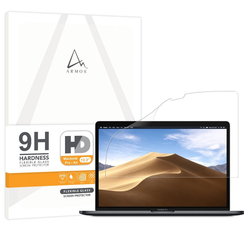ARMOR MacBook Pro / Air 13.3 软性玻璃9H 高清萤幕保护贴 - 电脑配件 - 其他材质 