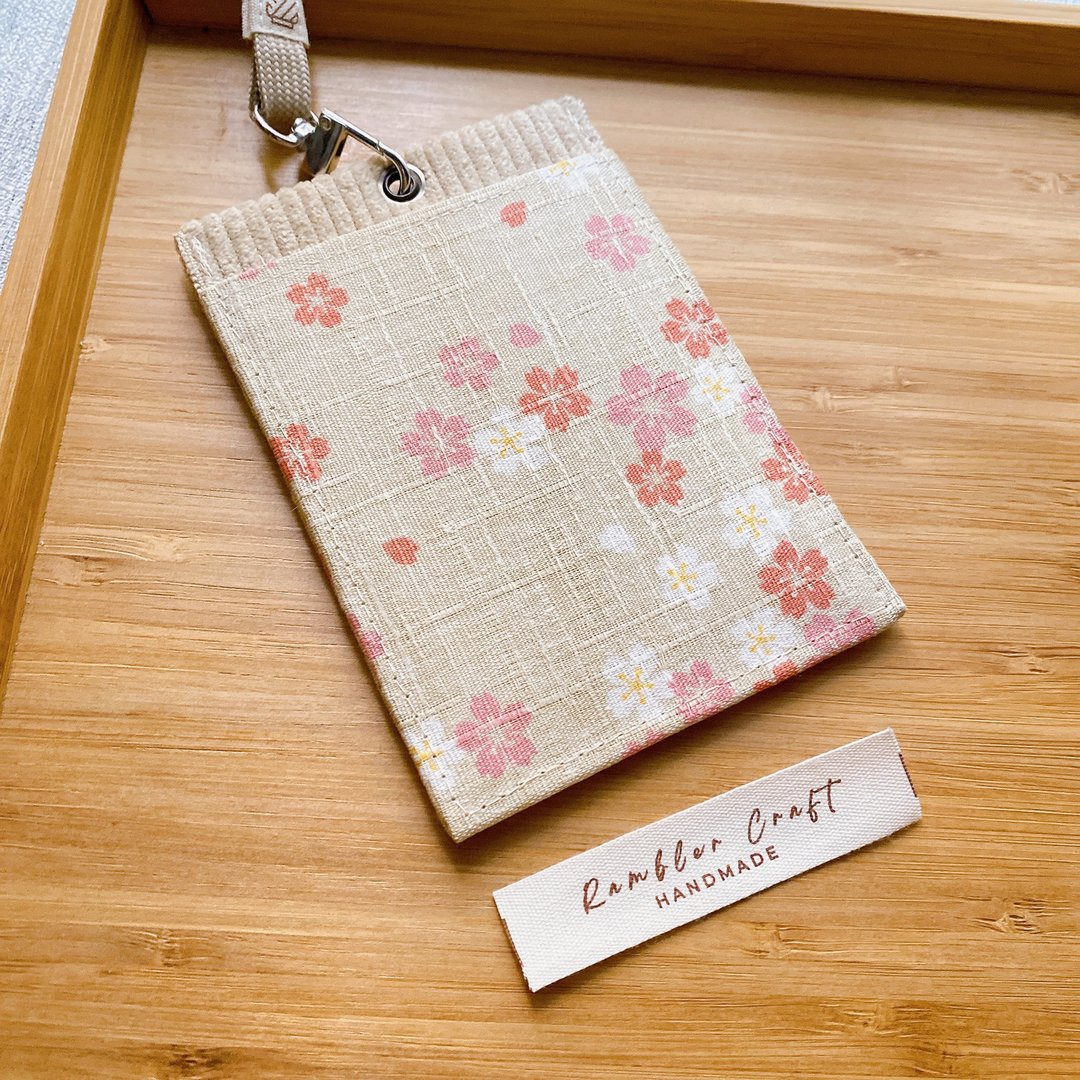 证件套 识别证卡套 悠游卡套 挂颈卡套 Card Holder 樱花散落款 - 证件套/卡套 - 棉 