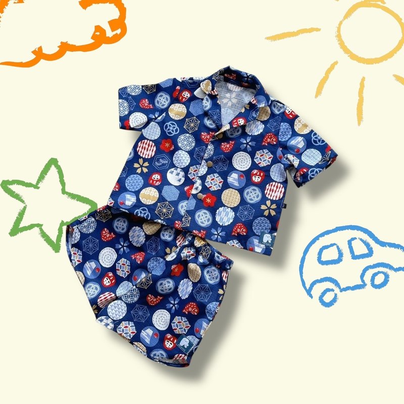 小福神 - 小当家套装 - 童装上衣 - 棉．麻 多色