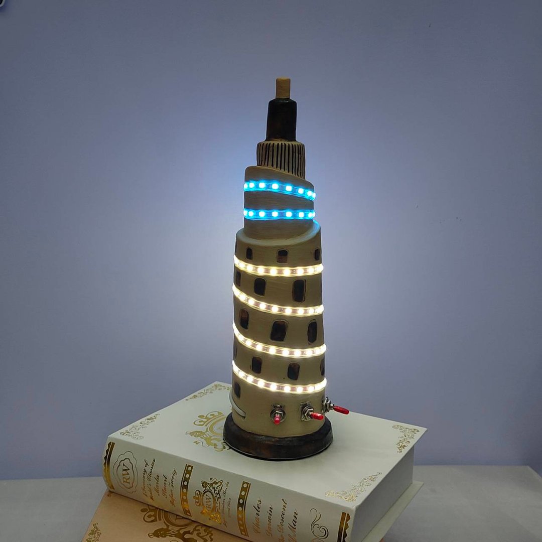 Wireless Charging Table Lamp - Building Lamp - 灯具/灯饰 - 陶 卡其色