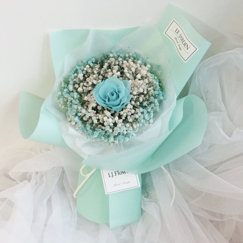 Tiffany香水花束系列-永恒的爱恋 遇见幸福 永生玫瑰干燥花束 - 植栽/盆栽 - 植物．花 