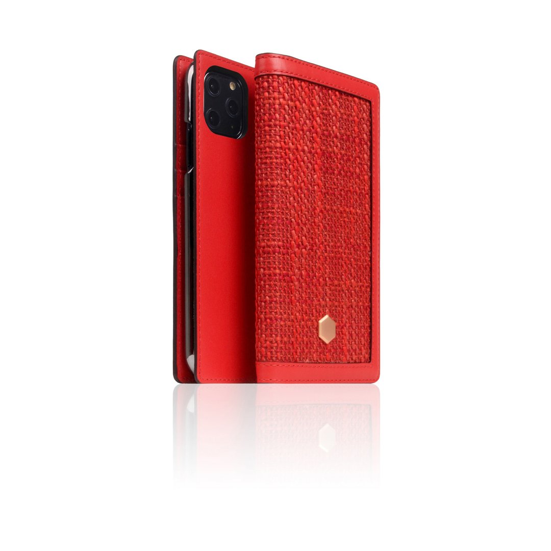 SLG Design iPhone 11 Pro D5 CSL 帆布混搭风 侧掀式真皮皮套 - 手机壳/手机套 - 真皮 多色