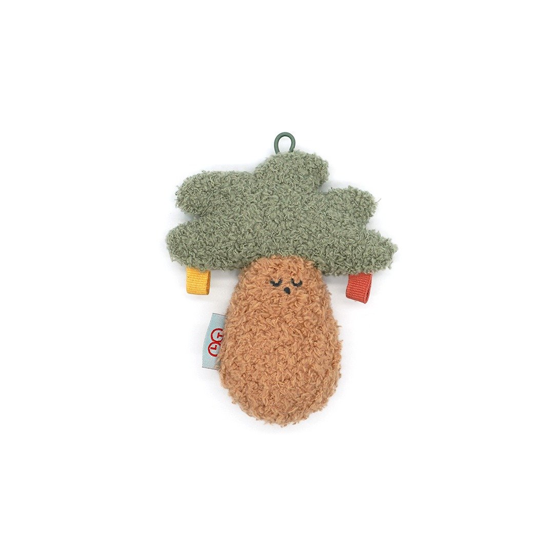Tiny Palm Tree可爱毛绒摇铃玩具,有声,触感设计,方便吊挂 - 玩具/玩偶 - 棉 