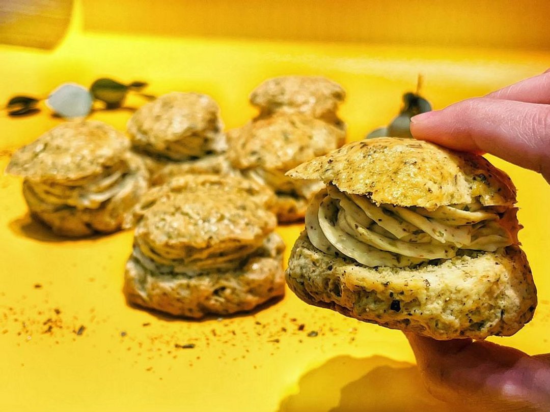 罗勒起司司康・手作 DIY 甜点・平板教学・一人成班 - 美食 - 新鲜食材 