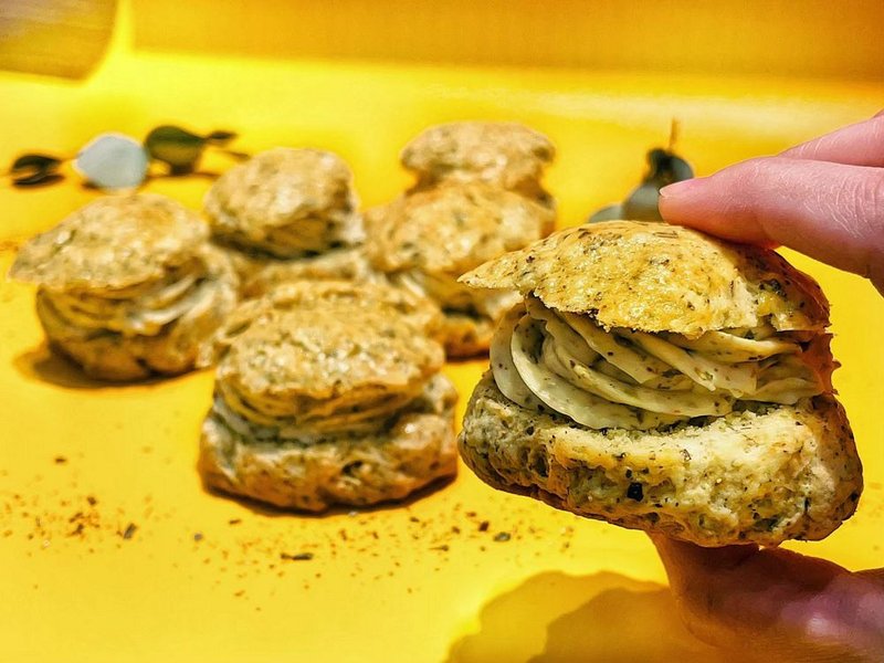 罗勒起司司康・手作 DIY 甜点・平板教学・一人成班 - 美食 - 新鲜食材 