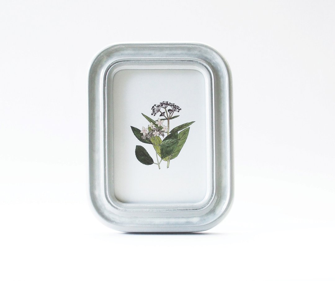 Beach 5x7 rectangle photo frame charming light gray vinta - 画框/相框 - 木头 灰色