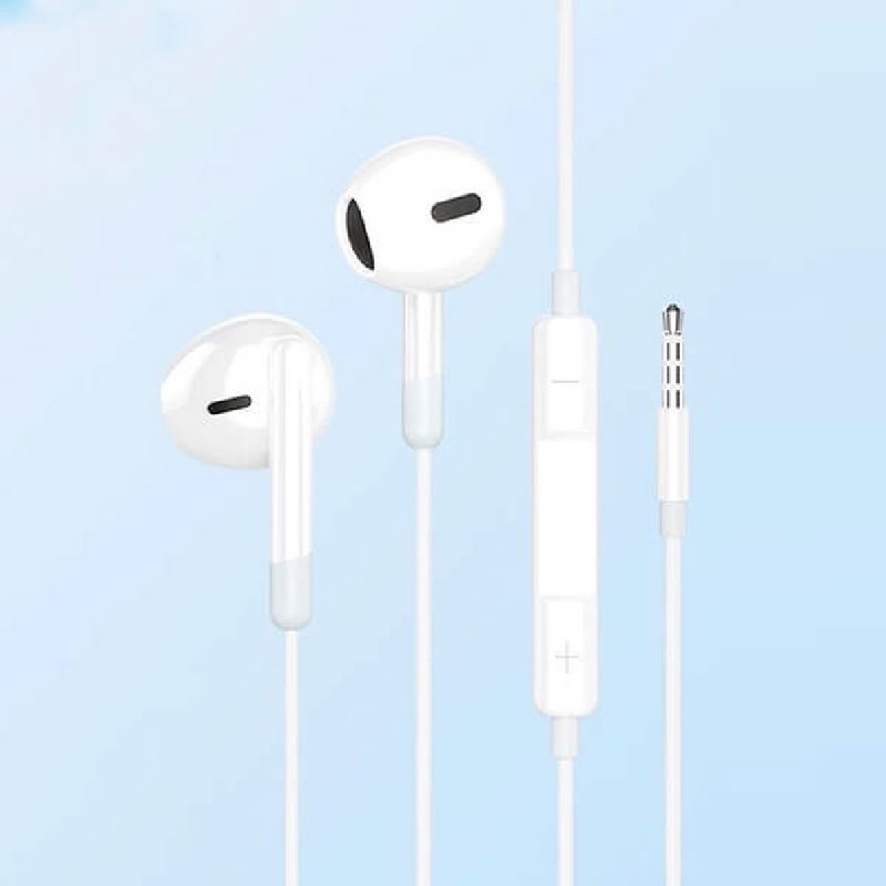 HP 惠普 DHH-1112 3.5mm 接头 半入耳式 有线耳机 白 - 耳机 - 其他材质 白色