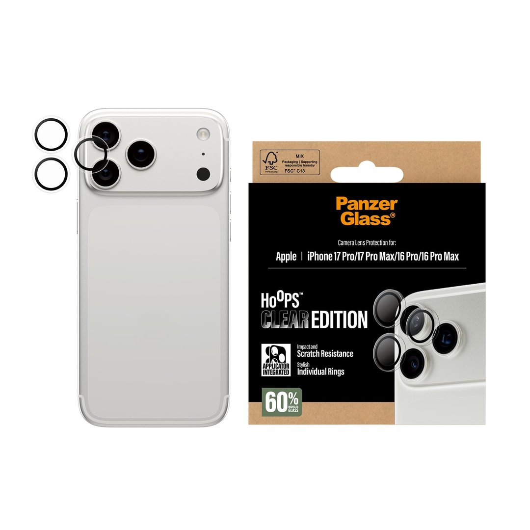 iPhone 17 Pro 系列透明&分体式防括镜头贴 - 手机配件 - 玻璃 