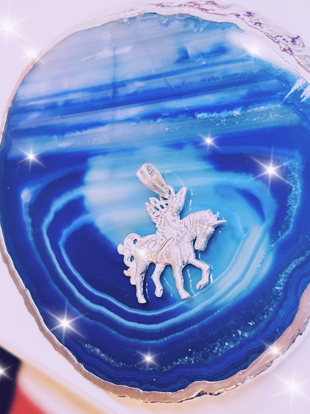 Fairy unicorn - 项链 - 纯银 银色