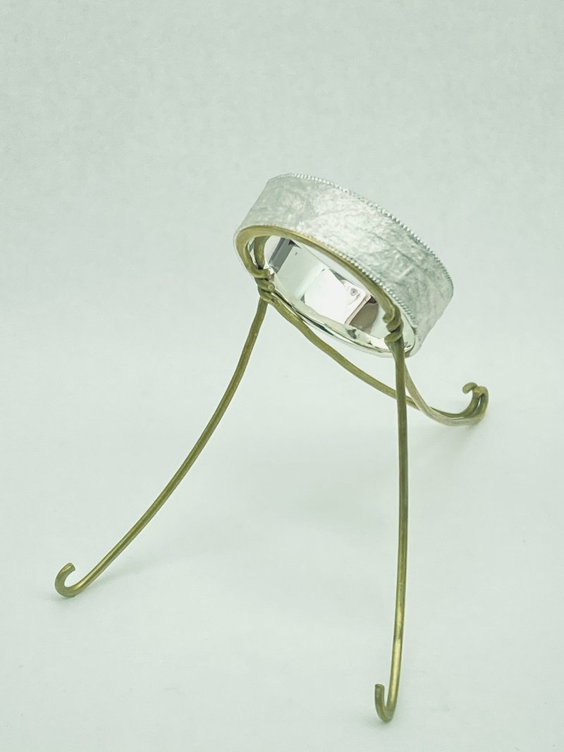 Made-to-order product Japanese paper ring 1 (mill) - 戒指 - 纯银 银色