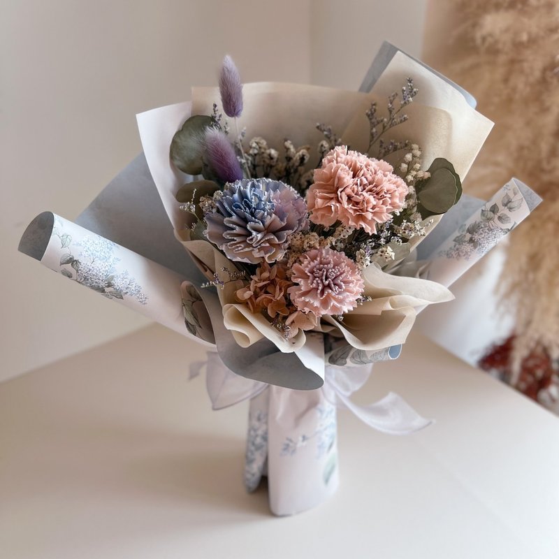 康乃馨永生花束 l 现货立即出 l  l 母亲节 l 情人节 l 毕 - 干燥花/捧花 - 植物．花 