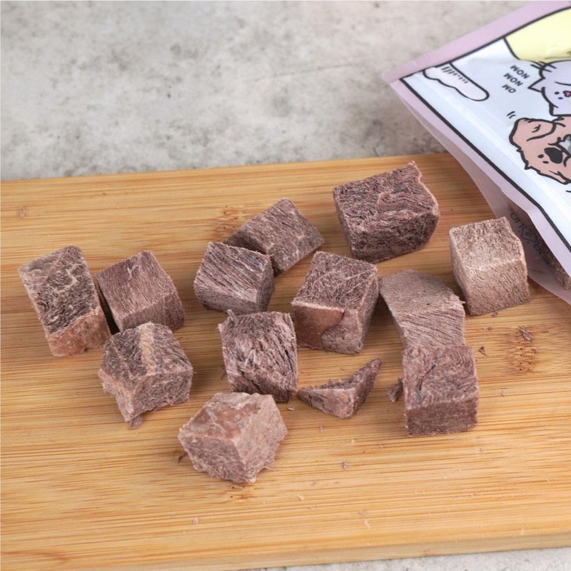 满嘴块肉冻干 - 野放骰子牛40g - 零食/点心 - 新鲜食材 