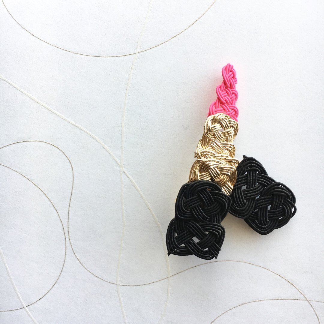 Lipstick -Pink- Brooch/Hair accessory - 发饰 - 纸 粉红色