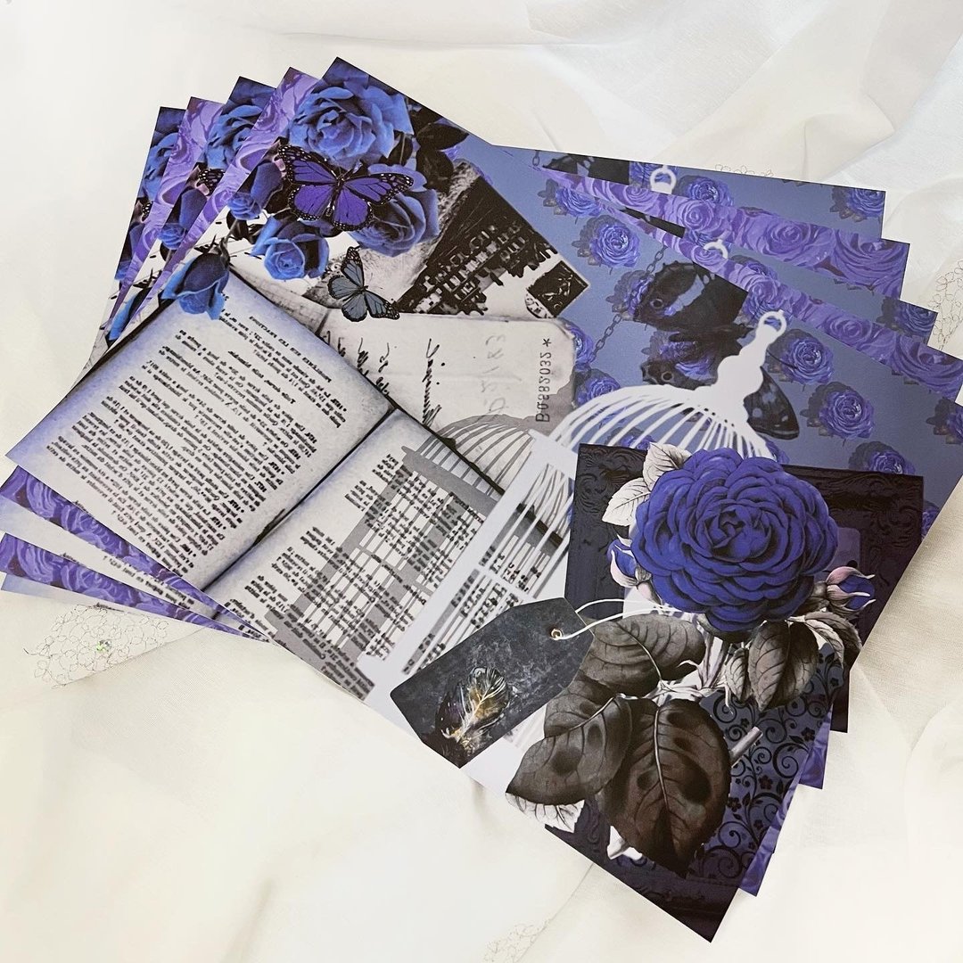 Gothic Rose_Blue - 其他 - 纸 蓝色