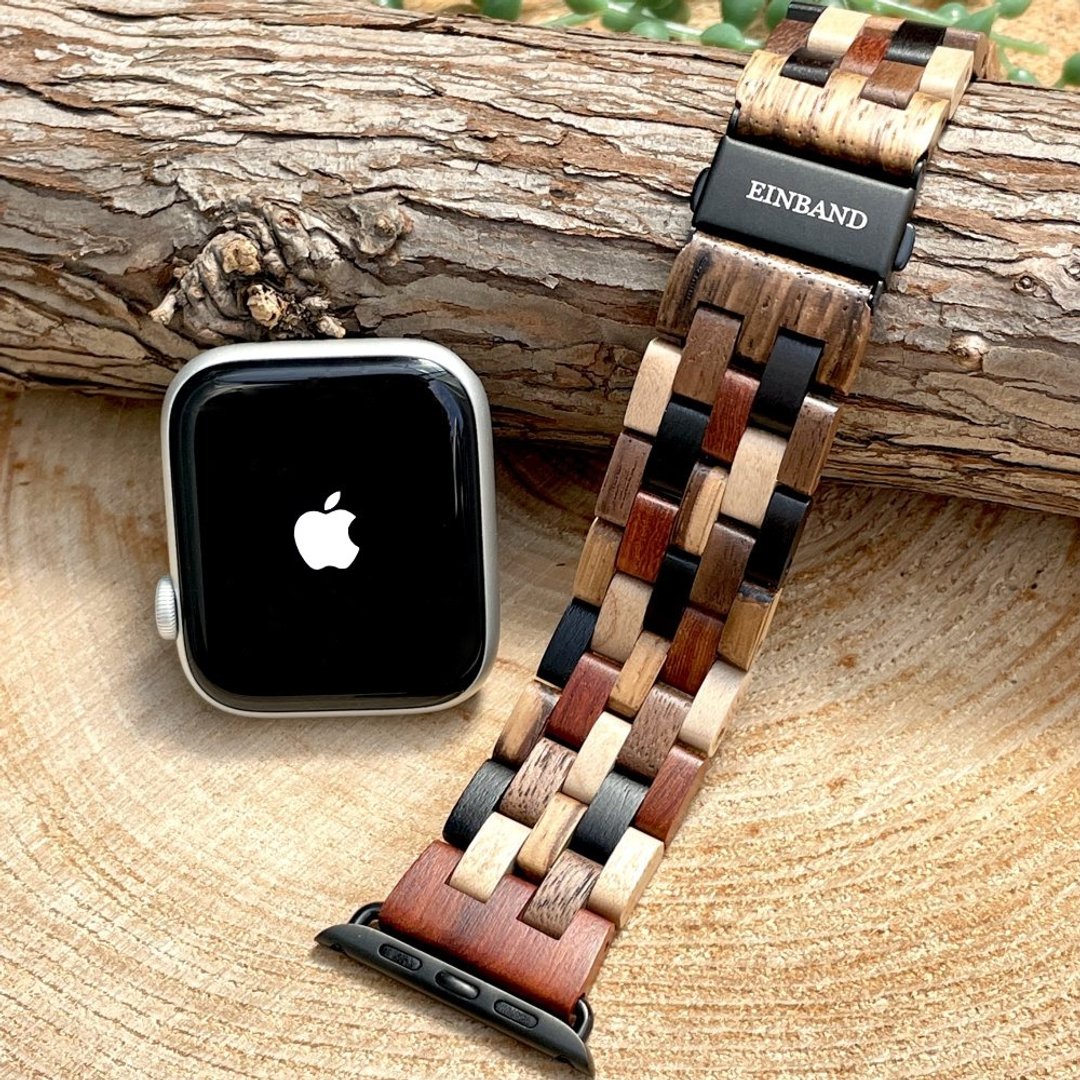 EINBAND AppleWatch Wood Belt Mix Wood - 女表 - 木头 咖啡色