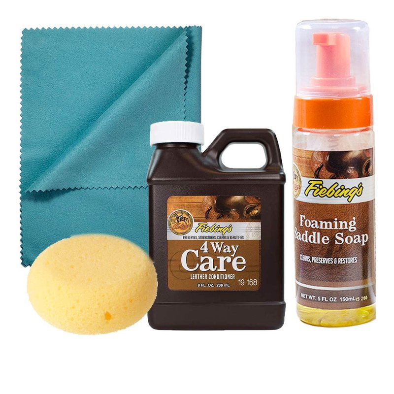 美国菲缤FIEBING 皮椅沙发清洁保养组 皮革保养 皮椅清洁 座椅 - 鞋垫/周边 - 其他材质 