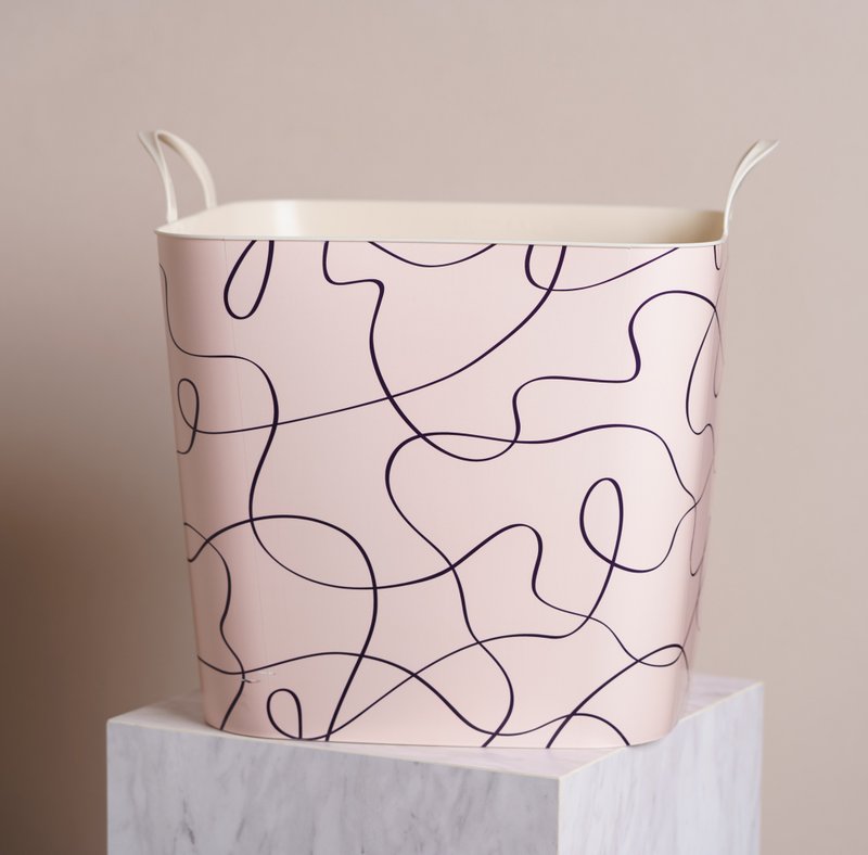 日本 Stacksto X TRICOTÉ 联名收纳篮 (相连) - 收纳用品 - 塑料 多色