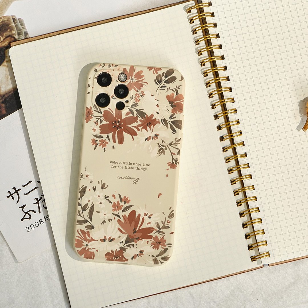 wwiinngg优雅暖棕全包iPhone手机壳 - 手机壳/手机套 - 硅胶 多色
