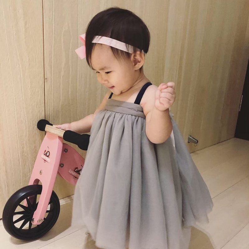 //生日派对.周岁生日.拍照推荐//Calla系列澎澎裙-灰 - 童装礼服/连衣裙 - 聚酯纤维 灰色