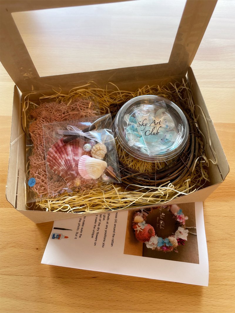 藤の花轮 DIY PACK (SZIE M) - 摆饰 - 植物．花 粉红色