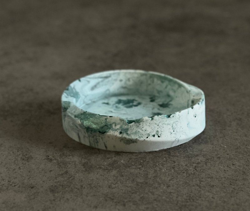 线香座/杯垫/菸灰缸/饰品盘/底座/热带雨林/圣诞礼物-jesmonite - 摆饰 - 环保材料 