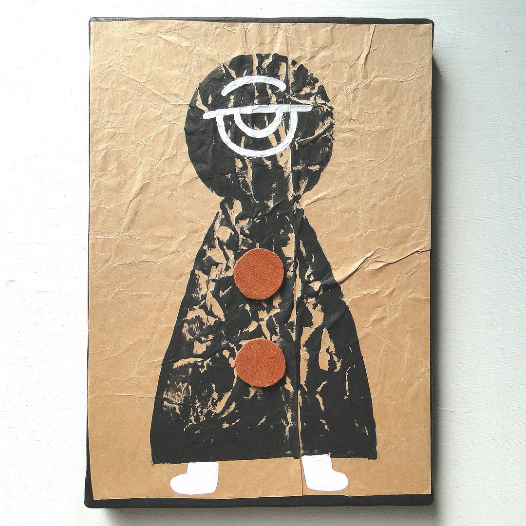 Damage Series Original Canvas No18 - 海报/装饰画/版画 - 纸 咖啡色