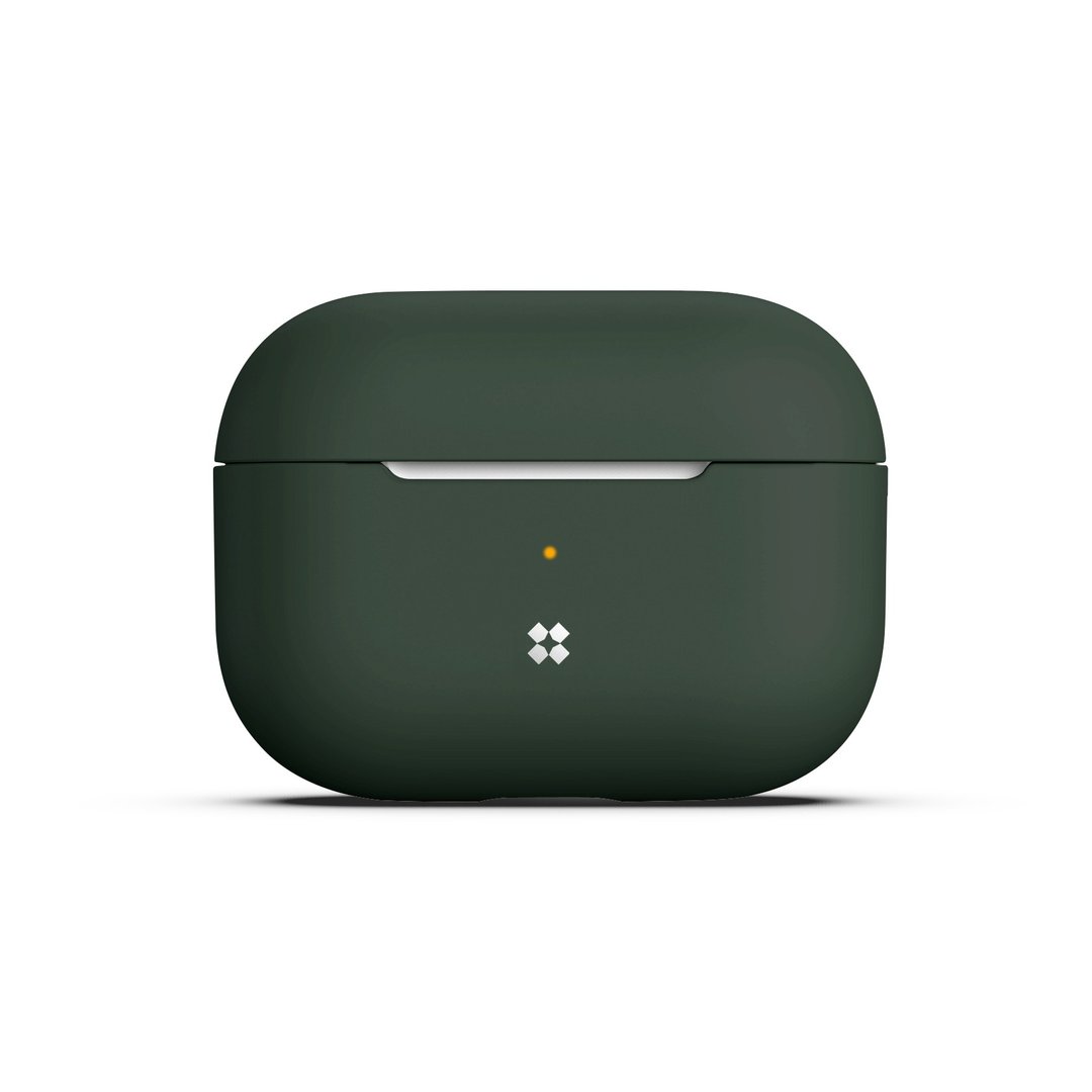 AIRPODS PRO ULTRA-SLIM (S) CASE: MIDNIGHT GREEN - 耳机收纳 - 硅胶 绿色