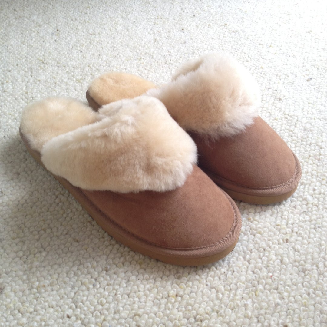 UGG Shearers Room Shoes UGG Slippers - 室内拖鞋 - 真皮 