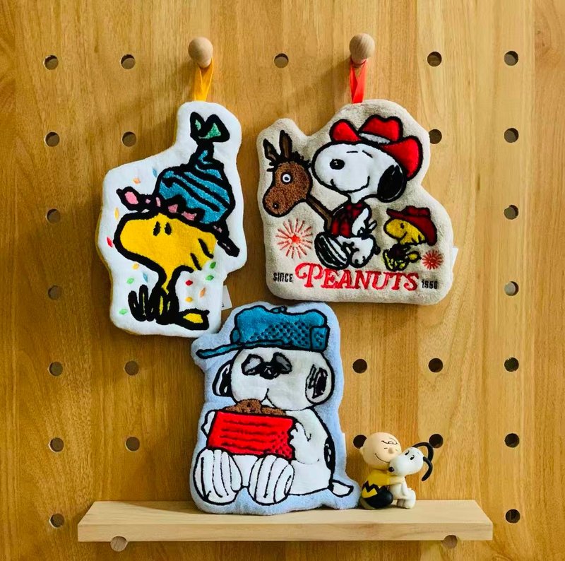 SNOOPY 史诺比悬挂式擦手巾(单件装) PEANUTS正版授权 - 碗盘清洁 - 其他人造纤维 白色
